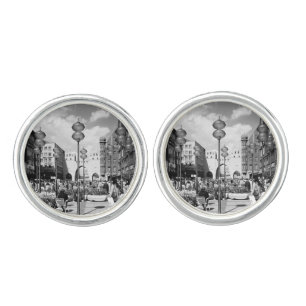 Vintage Germany Munich Towngate Karistor Cufflinks
