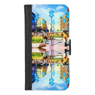 Vintage Germany Munich Towngate Karistor iPhone 8/7 Wallet Case