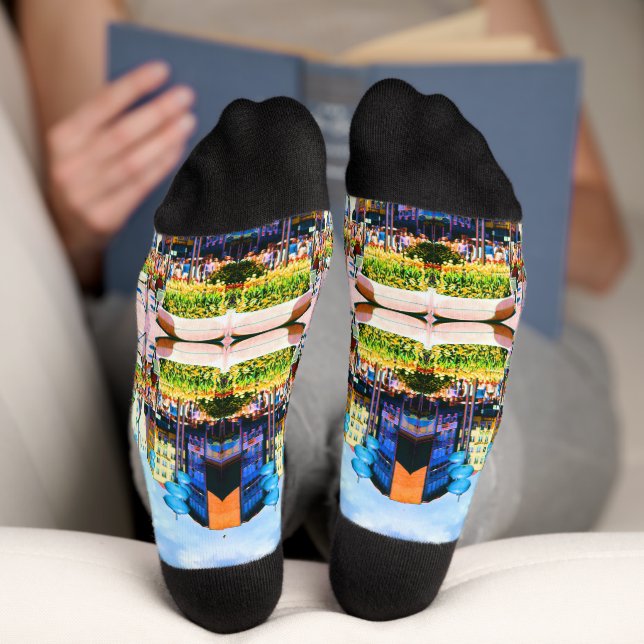 Vintage Germany Munich Towngate Karistor Socks (Bottom)