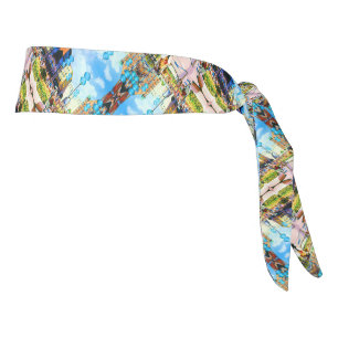 Vintage Germany Munich Towngate Karistor Tie Headband