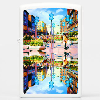 Vintage Germany Munich Towngate Karistor Zippo Lighter