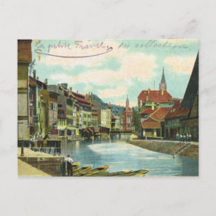 Vintage Germany, Strassburg, Little France Postcard