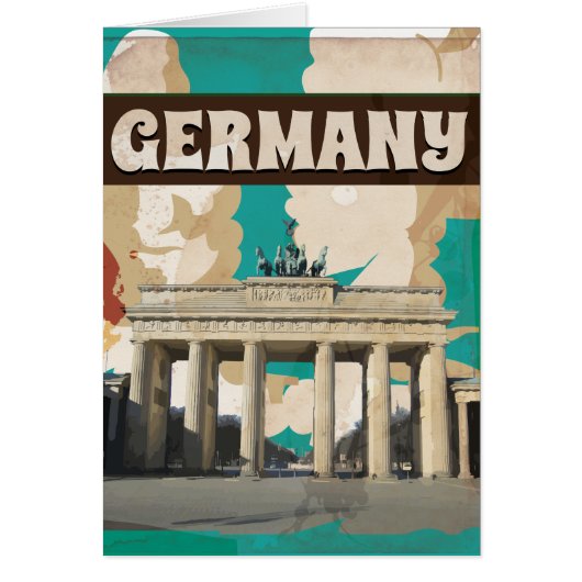 VINTAGE GERMANY TRAVEL POSTER CARDS (Front)