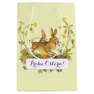 Vintage Gernan Happy Easter Medium Gift Bag