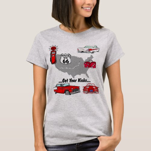Vintage Get your kicks t_shirts and gifts