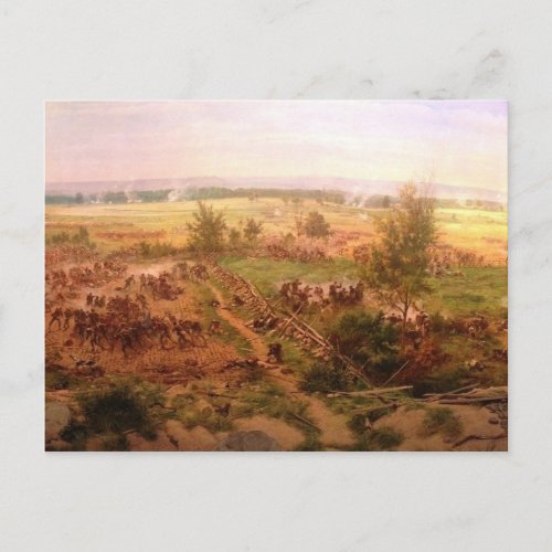 Vintage Gettysburg Cyclorama Paul Philippoteaux Postcard