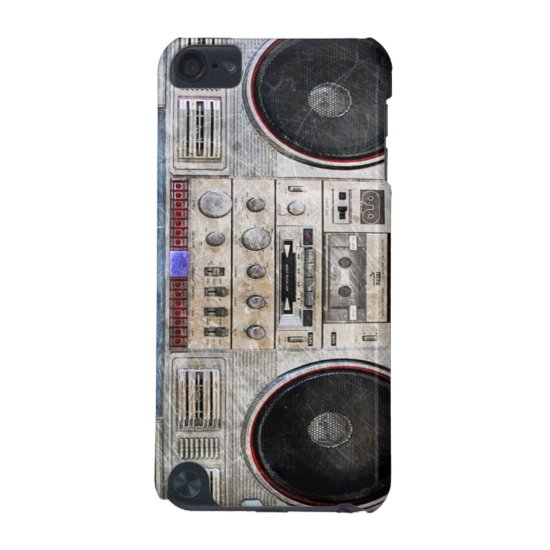 vintage ghetto blaster iPod touch (5th generation) case