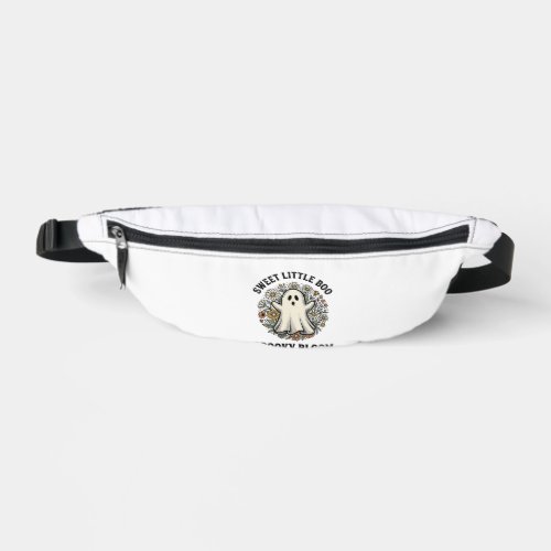 Vintage Ghost Floral Cute Halloween Boo Bouquet_1 Fanny Pack