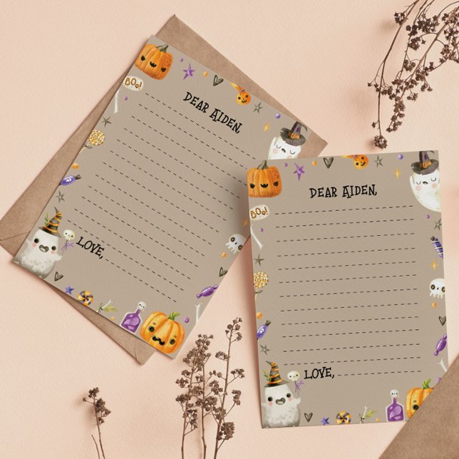 Vintage Ghost Time Capsule Note Message Card (Creator Uploaded)