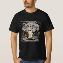 Vintage Ghost Trick or Treat Halloween