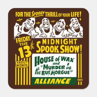 Vintage Ghosts Spook Show Poster Metal Sign