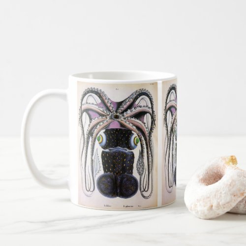 Vintage Giant Squid or Octopus Marine Life Animal Coffee Mug