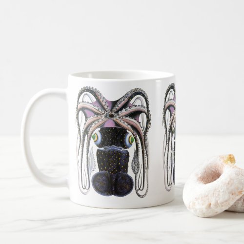 Vintage Giant Squid or Octopus Marine Life Animal Coffee Mug