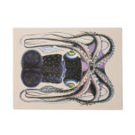 Vintage Giant Squid or Octopus, Marine Life Animal Doormat