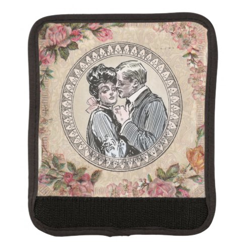 Vintage Gibson Girl Antique Love Wedding Valentine Luggage Handle Wrap