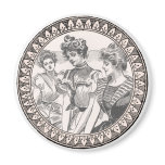 Vintage Gibson Girls Antique Illustration Magnet