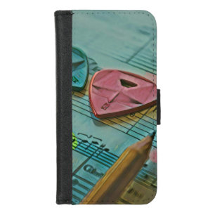 Vintage gift for a guitarist iPhone 8/7 wallet case