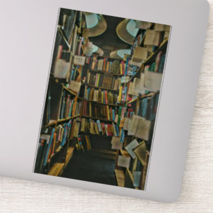 Vintage gift for book lovers sticker