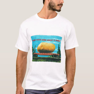 Vintage Gigantic Maine Potato on Train T-Shirt