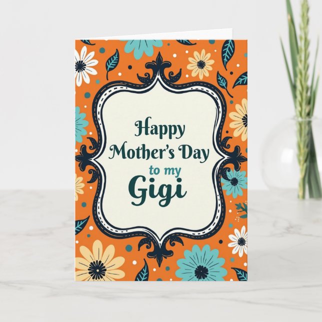 Vintage Gigi Mothers Day Card (Front)