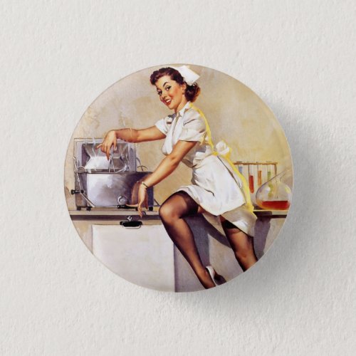 Vintage Gil Elvgren Retro Nurse Pin Up Girl