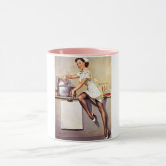 Vintage Gil Elvgren Retro Nurse Pin Up Girl Mug