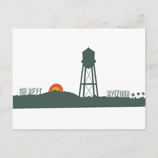 Vintage Gilbert Postcard (Front)