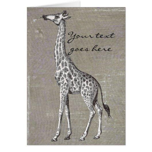 Vintage Giraffe (Front)