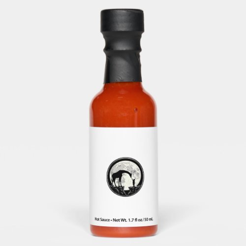 Vintage Giraffe and Child Moon Silhouette Shirt_1 Hot Sauces