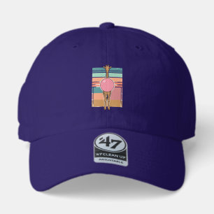Vintage Giraffe Bubblegum Engraving Shirt Design_1 47 Brand Hat