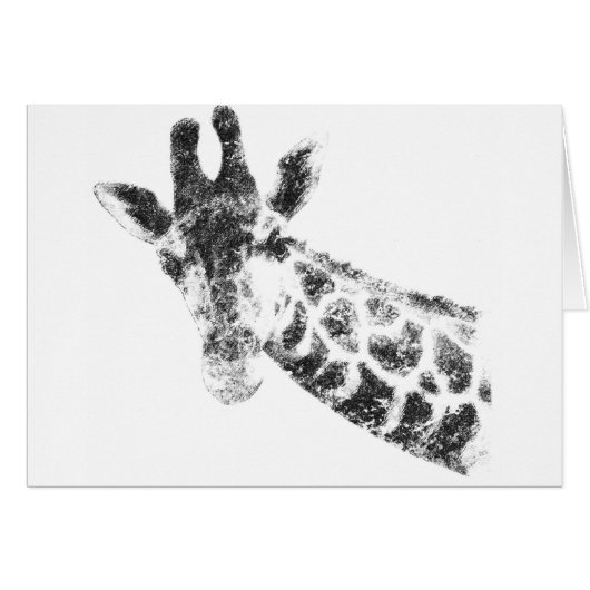 Vintage Giraffe Cards (Front Horizontal)