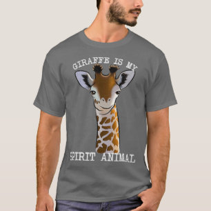Vintage Giraffe Is My Spirit Animal T-Shirt