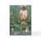 Vintage Girl and Fairies at Pond Mother's Day Card