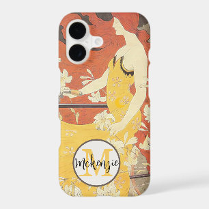 Vintage Girl Birds Birdcage Bicycle iPhone 17 Case
