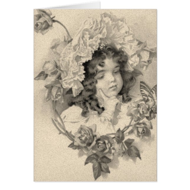 Vintage Girl Cards (Front)