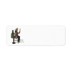 Vintage Girl Cowgirl Looking Mirror She's so Vain Label