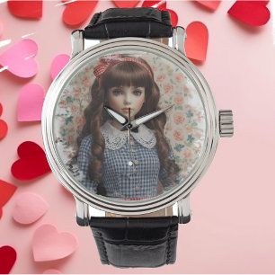 Vintage Girl Doll Core Whimsical Watch
