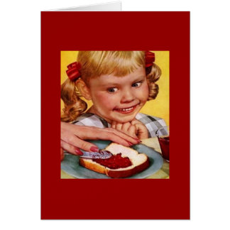 Vintage Girl & Jelly Sandwich Cards