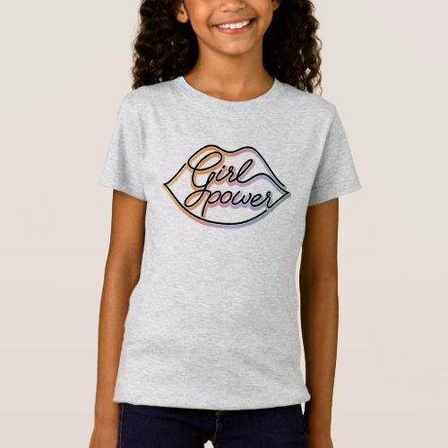 Vintage Girl Power Retro Style T_Shirt