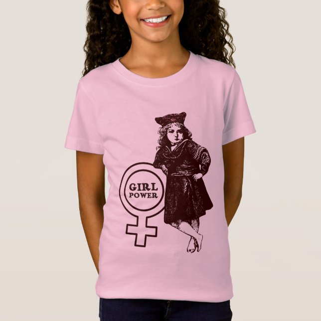 Vintage Girl Power T-Shirt (Front)