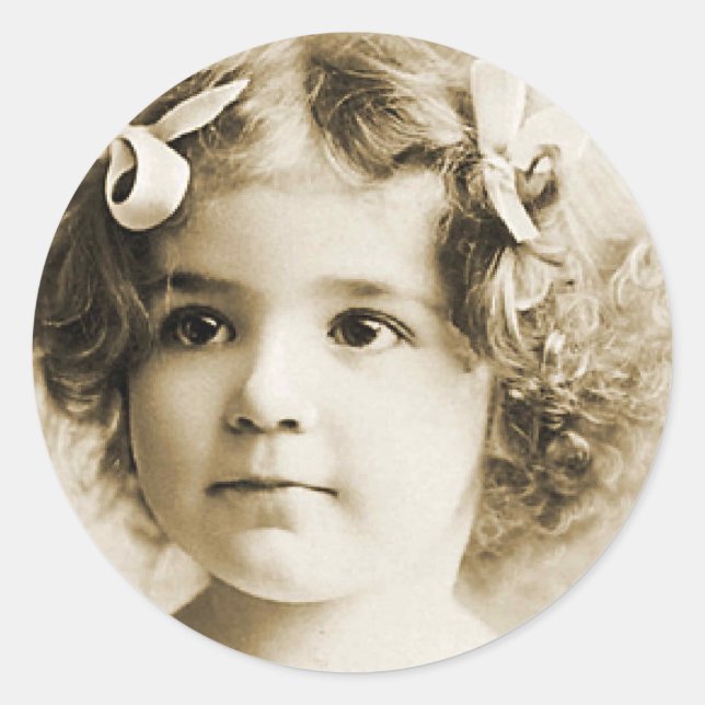 vintage Girl Sticker (Front)