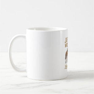 Vintage Girl Who Loves Giraffes Shirt Design_1 Coffee Mug