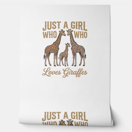 Vintage Girl Who Loves Giraffes Shirt Design_1 Wallpaper