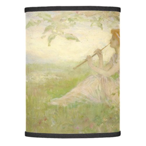 Vintage Girl With Rabbits by Frederick Church Lamp Shade