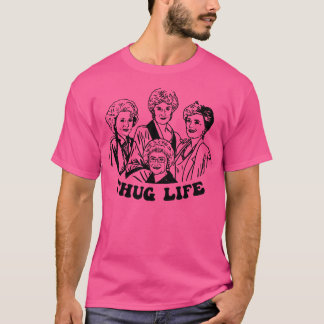 Vintage Girls Golden Thug Life 80s Retro T-Shirt