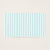 Vintage Girly Teal Blue White Stripes Pattern (Front)