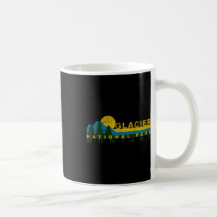 Vintage Glacier Bay National Park Mountain Sunset Coffee Mug