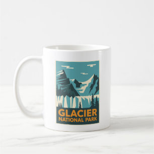 Vintage Glacier National Park Coffee Mug