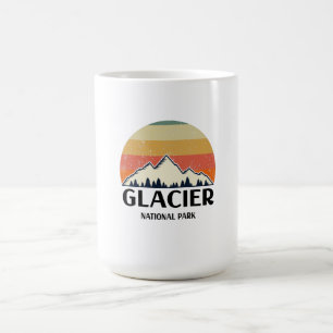 Vintage Glacier National Park Coffee Mug