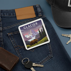 Vintage Glacier National Park Patch